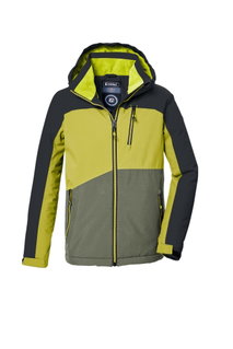 Killtec Winterjacke Kow 370 mit Kapuze und Schneefang (wind- und wasserdicht, atmungsaktiv, PFC-frei) schwarz Kinder
